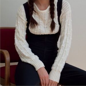 Vintage Obermeyer Ski Snow Stirrups Bib Jumpsuit 12R Women’s Winter Sports Black